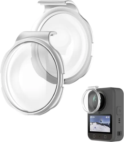 Vista 8 de 2 protectores de lente para DJI OSMO 360, protector de lente de cámara para cámaras de acción (negro)