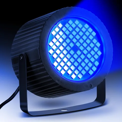 Vista 6 de Funtery 2 luces estroboscópicas brillantes de Halloween, 88 LED, iluminación intermitente para fiesta, sonido y modos de velocidad, luces