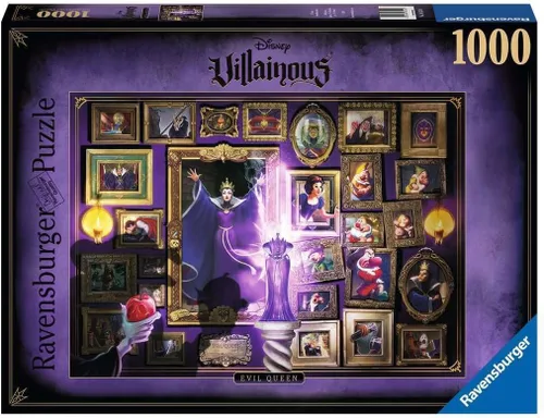 Vista 2 de Ravensburger Disney Villainous: Evil Queen and Figurine - Rompecabezas de 1000 piezas para adultos - 12001118 - Herramientas hechas a mano