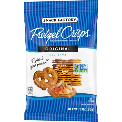Vista 9 de Snack Factory Pretzel Crisps - Sabor original
