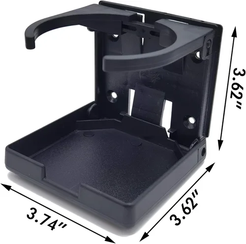 Vista 2 de YOOHUA Portavasos plegables para bebidas, 2 unidades, para caravanas, camiones, automóviles, caravanas, furgonetas, barco, casa, oficina, 2
