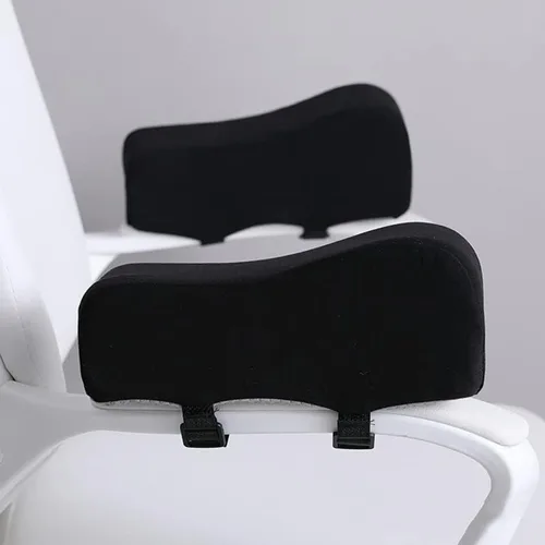 Vista 3 de plplaaoo Almohadillas para brazos de silla, codo, cojines para reposabrazos de silla, almohadillas ergonómicas para reposabrazos de silla