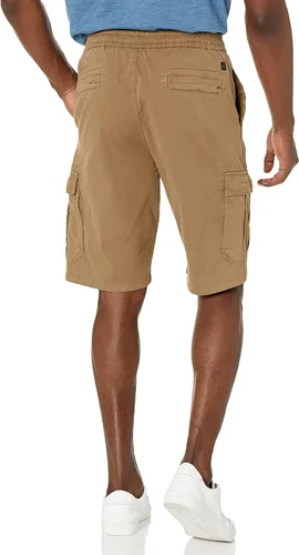 Vista 2 de BOSS Pantalones cortos de mezcla de algodón con bolsillo para hombre