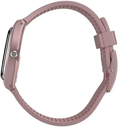 Vista 5 de Swatch Reloj analógico de cuarzo para mujer con correa de silicona GP161, pulsera, Rosado, Pulsera