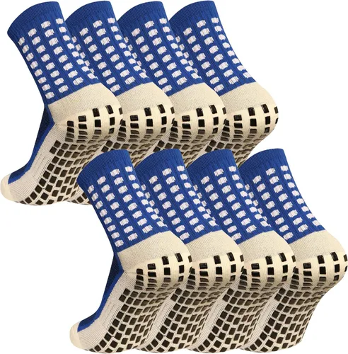 Vista 16 de Calcetines de fútbol con agarre para hombre, calcetines atléticos antideslizantes, calcetines de fútbol americano y baloncesto antideslizantes
