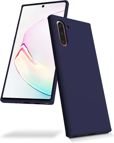 Vista 8 de GOOSPERY Funda de silicona líquida para Galaxy Note 10 (2019) Silky-Soft Touch Full Body Protection Funda a prueba de golpes con forro de microfibra