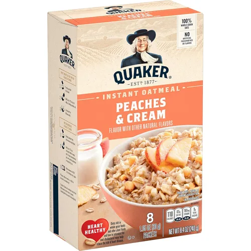 Vista 8 de Quaker Avena instantánea, proteína de azúcar morena de arce, 0.35 onzas de proteína, 12.6 onzas, paquete de 6