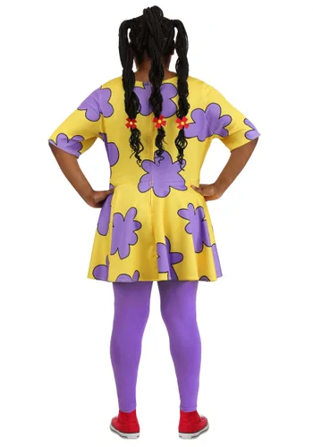 Vista 3 de Disfraz de Susie de Rugrats de Nickelodeon Talla Plus para Mujer Multicolor