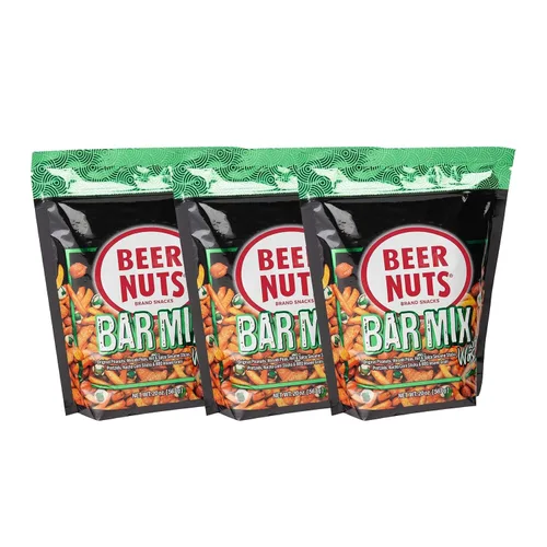 Vista 9 de BEER NUTS Original Bar Mix - Pretzels, Cheese Stix, Sesame Stix, Insane Grain - Bolsa resellable de 20 onzas (paquete de 2)
