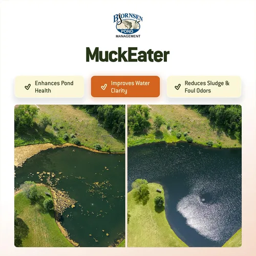 Vista 3 de MuckEater - Bacterias de estanque peletizadas - Cubo de 10 libras