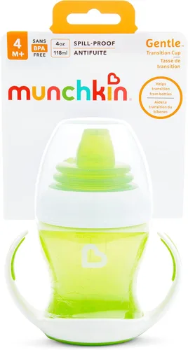 Vista 6 de Munchkin® Gentle™ Transition Sippy Trainer - Vaso de 4 onzas, color verde