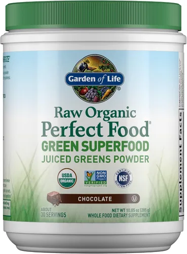 Vista 12 de Garden of Life - Polvo orgánico crudo perfecto para alimentos verdes, polvo de superalimentos , 0658010116244, 1