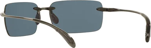 Vista 6 de Costa Del Mar Gafas de sol rectangulares Cayan para hombre, Gris