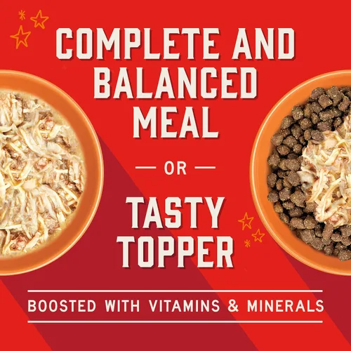 Vista 2 de Stella & Chewy's Tiras de Carne de Res Alimentada con Pasto y Pollo - Bolsas de Comida Premium para Perros - Perfectas Para Comedores Exigentes