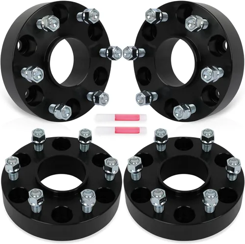 Vista 10 de SCITOO 4 adaptadores de rueda de 5 x 4.5 pulgadas, adaptadores espaciadores de rueda de 2 pulgadas con pernos de 1/2 pulgada para Dodge Nitro