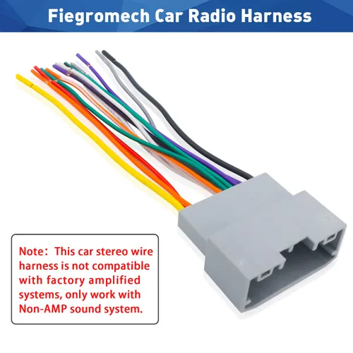 Vista 7 de Adaptador de arnés de cableado de radio posventa para Jeep Wrangler Compass Chrysler Dodge, arnés de cable de estéreo, cable de altavoz