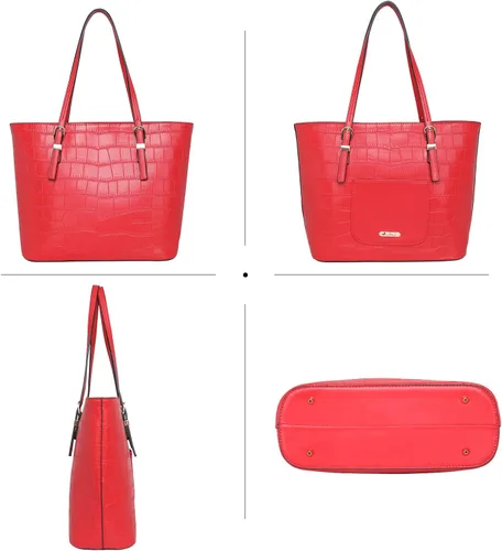Vista 4 de Montana West Tote Bag Purses and Handbags for Women Top Handle Shoulder Bag with Small Purse