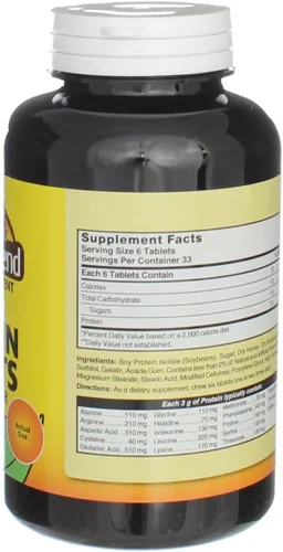 Vista 4 de Tabletas Proteínas Sabor Miel 200 Tabs