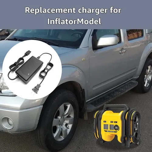 Vista 7 de N557514 - Cargador de CA para inflador de neumáticos DeWalt DCC020IB 20V 13.8V Power Supply Adapter, Compatible with Portable Air Compressor