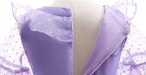 Vista 5 de Vestido de princesa para niñas vestido de baile con accesorios para Halloween disfraz de cosplay
