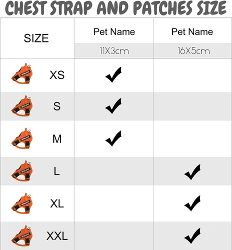 Vista 4 de Parches personalizados con nombre para arnés o collar de perro, texto personalizable, parches tácticos extraíbles, 2 parches personalizados