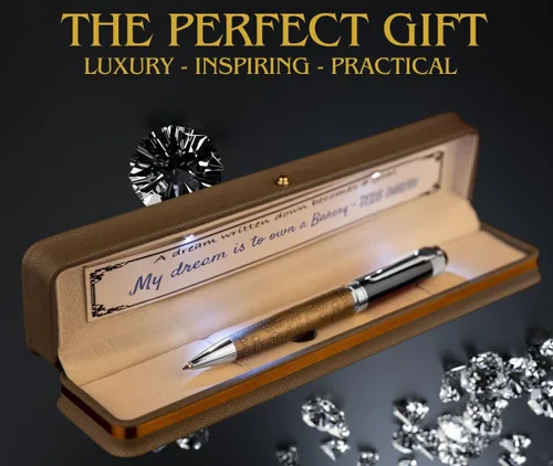 Vista 9 de S&R Somit Bolígrafo de lujo para hombres con caja de regalo, valioso bolígrafo de lujo para negocios y oficina, regalo ejecutivo para familiares