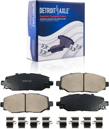 Vista 35 de Detroit Axle - Juego de pastillas de freno para pinza de freno delantera izquierda de repuesto para Express Savana 1500 2500 Tahoe Astro Yukon