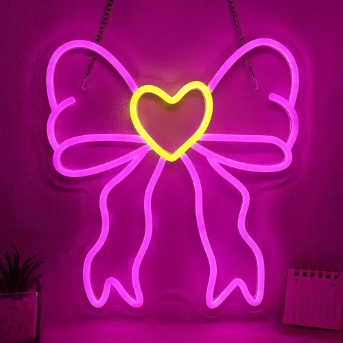 Vista 14 de Letrero de neón de fútbol de OkiyiD para niñas - Decoración de pared deportiva regulable con alimentación USB, regalos únicos para mujeres y niñas