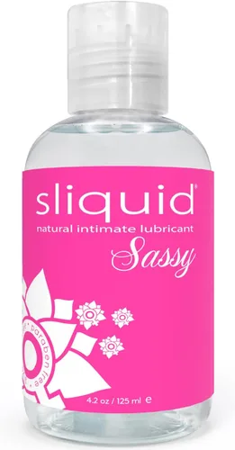 Vista 12 de Sliquid Sassy - Lubricante a base de agua, gel grueso y duradero, lubricante natural para mujeres/hombres/parejas, sin perfume, 2 onzas líquidas