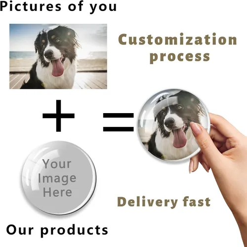 Vista 2 de Imanes de fotos personalizados para nevera, imanes de refrigerador personalizados para pizarra blanca, imanes divertidos decorativos para cocina