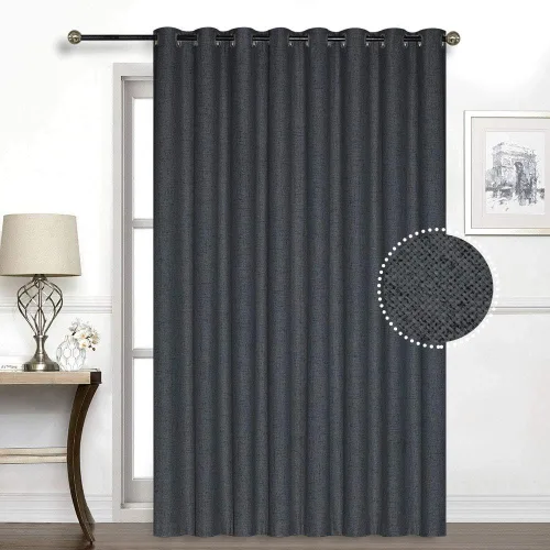Vista 44 de Everyday Celebration Cortinas de ventana 100% opacas para puerta corrediza de ventana, cortinas opacas con forro térmico, cortinas con ojales