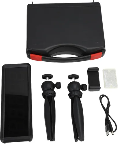 Vista 7 de Temporizador láser inalámbrico para sprints, reloj de carreras infrarrojo alimentado por batería, cronómetro con reflector y soportes, temporizador