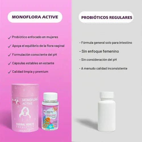 Vista 5 de Probióticos para mujeres, cápsulas probióticas vaginales con Lactobacillus y prebióticos que apoyan el equilibrio del pH vaginal, flora saludable