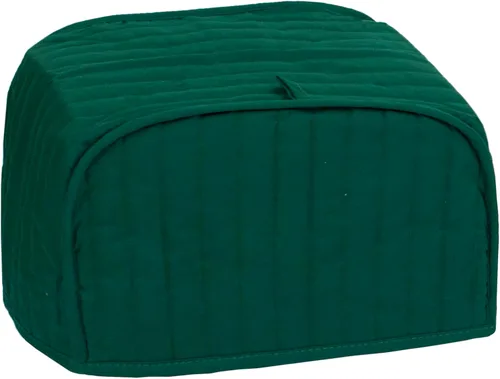 Vista 12 de Funda RITZ Premium Universal para tostadora de dos rebanadas, 11.25" x 5.75" x 7", de poliéster y algodón acolchado, protector contra huellas Negro