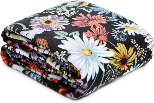 Vista 4 de Vera Bradley cobija de felpa extragrande para mujer, Individual/individual XL