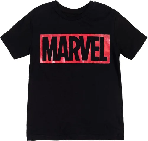 Vista 4 de Marvel Camiseta metálica Avengers para niños pequeños y grandes, plateado