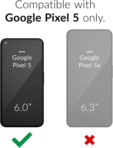 Vista 2 de Crave Funda para Pixel 5, Funda de la Serie de Protección Dual Guard para Google Pixel 5 - Aqua