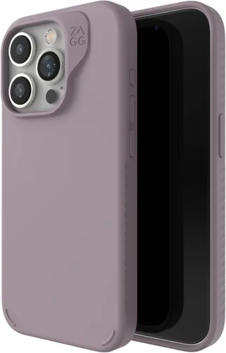 Vista 8 de [Usado] ZAGG Manhattan Snap - Funda para iPhone 15 Pro, funda de silicona de alta calidad, material de grafeno duradero, superficie lisa con un Negro