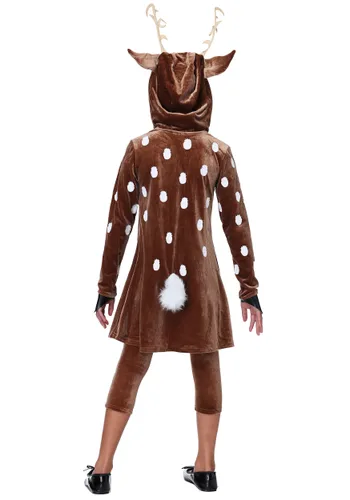Vista 2 de Disfraz de cervatillo para niñas Multicolor