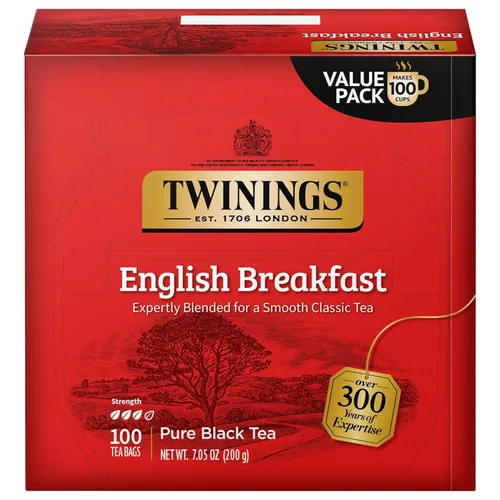 Vista 90 de Twinings Bolsas de té negro Blackcurrant Breeze envueltas individualmente, 20 unidades (paquete de 1), dulce, sabor picante, con cafeína, disfruta