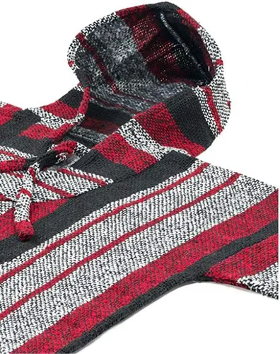 Vista 3 de Sudadera con capucha clásica mexicana Baja