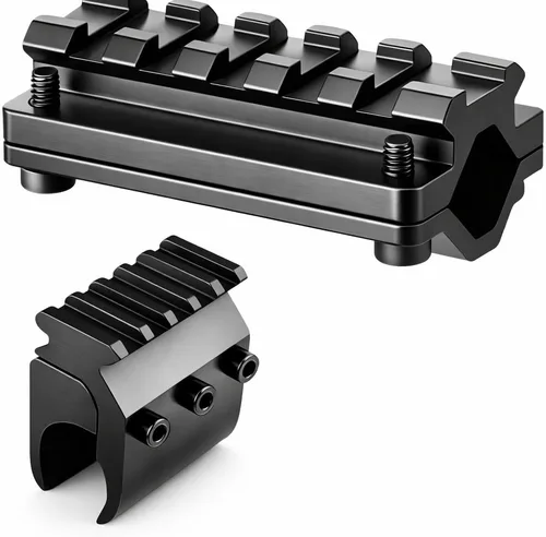 Vista 10 de 360 Tactical Universal 21mm Weaver Base Adaptador Convertidor de Cañón Alcance de Alcance de Carga Pesada