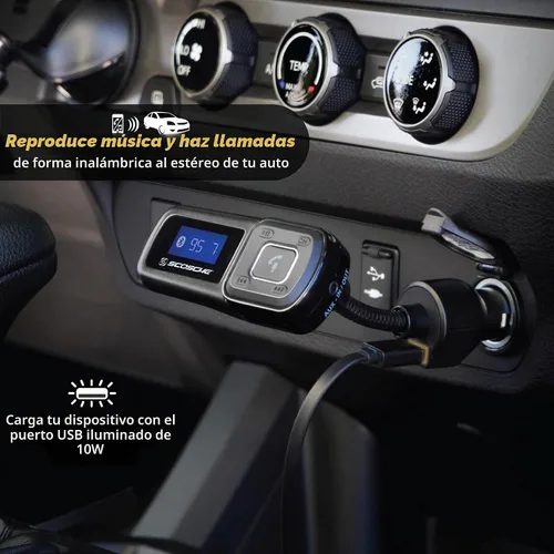 Vista 3 de Scosche - transmisor digital FM para iPod, BTFM, Azul