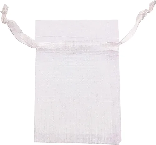 Vista 14 de ATCG 50 bolsas de organza grandes con cordón de 8 x 12 pulgadas, decoración de festivales, bodas, fiestas, bolsas de maquillaje (azul aguamarina)