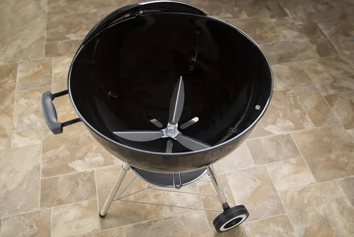Vista 4 de Weber 7444 Sistema de limpieza One Touch Aluminio 22.4 in & Char-Baskets