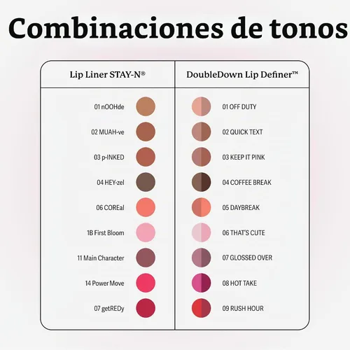 Vista 10 de Sacheu Lip Liner STAY-N Peel Off - Tinte labial impermeable de larga duración con ácido hialurónico y vitamina E, acabado mate a prueba