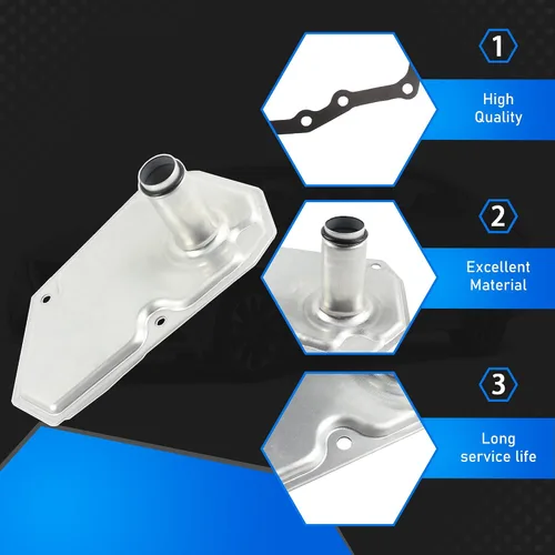Vista 6 de RE0F11A CVT Kit de juntas de cárter de aceite para filtro de transmisión compatible con Nissan Versa Sentra Compatible con Nissan Versa Sentra