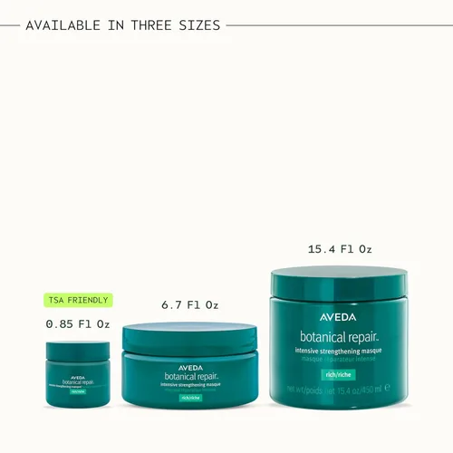 Vista 8 de Aveda Botanical Repair Intensive Strengthening Masque Rich Bond-Building Mask for Stronger Hair Deep Conditioner Detangles, Softens Medium to