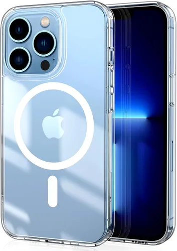 Vista 81 de CACOE Funda magnética para iPhone 12 y iPhone 12 Pro de 6.1 pulgadas - Compatible con MagSafe y soporte magnético para teléfono en el automóvil,