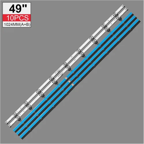 Vista 3 de 10 Uds Tira De Luz LED Parr Fit for LIG Innotek DRT 3,0 49 "A/B 49LB5500 49LB550V 49LB5550 6916L-1944A 6916L-1945A 6916l-1788A 6916l1789